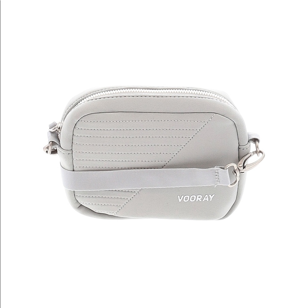 NWT Grey Moto Crossbody Bag